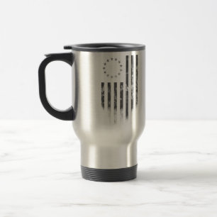 De Voyage Betsy Ross Vintage American Flag Travel Mug
