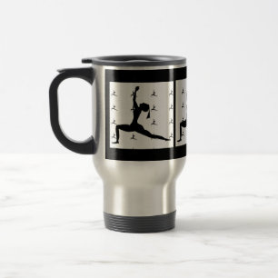 De Voyage Black Yoga Design Voyage/banlieue Mug : Café Mug