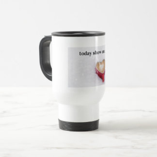 De Voyage coeur aujourd'hui show mug