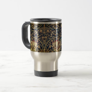 De Voyage Élégance Honeysuckle : Mug Vintage Floral Travel