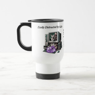 De Voyage Facile à distraire par les chats - Drôle chat Mug