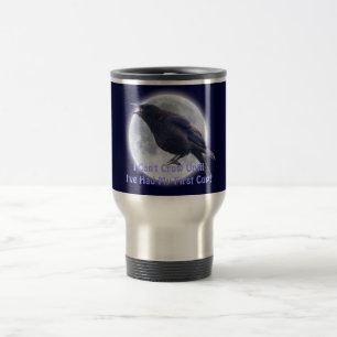 De Voyage FLÈCHE NOIRE & Pleine lune Halloween Travel Mug