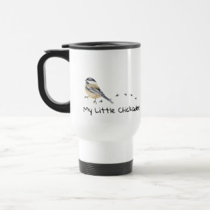 De Voyage Fun Chickadee mignon petit Bird Traces Mug