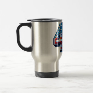 De Voyage Gras 45ème Anniversaire Mug - American Flag Balloo