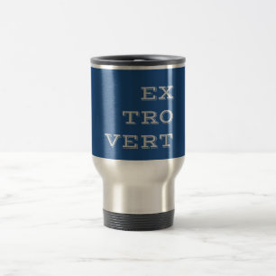 De Voyage Gray Extrovert Travel Mug