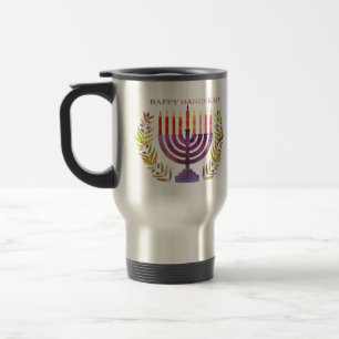 De Voyage Joyeux Hanoukka Travel Mug