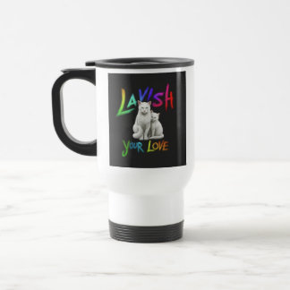 De Voyage "Lavish Your Love" Travel Coffee Mug