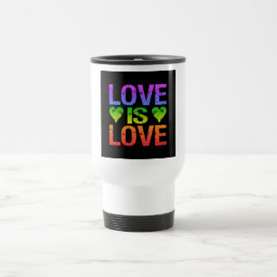 De Voyage Love Is Love mug - choisir style & couleur