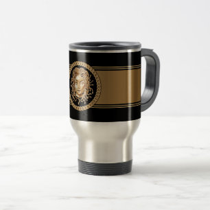 De Voyage Medusa Head Gold Travel Mug