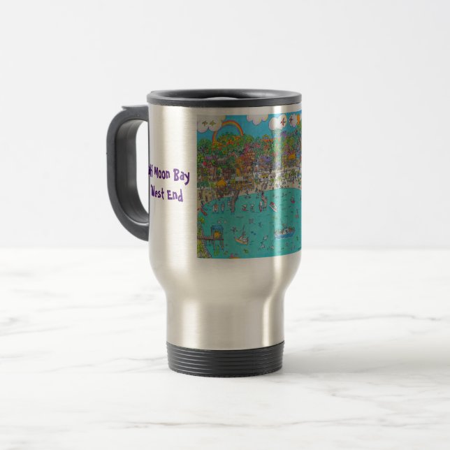De Voyage Moitié Moon Bay Mug (Devant gauche)