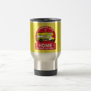 De Voyage Motorhome RV Motorhome Camping Life Latte Mug