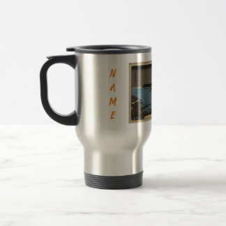 DE VOYAGE MUG VOYAGE/COMMUTATEUR AVEC NOM PERSONNALISÉ IMPRI