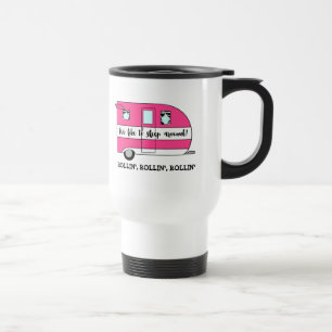 De Voyage "Nous Aimons Dormir Autour" Camper Mug