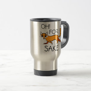 DE VOYAGE OH FOR FOX SAKE! TRAVEL MUG