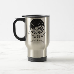 De Voyage PassGate Steel Mug - Voyager toujours