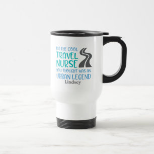 De Voyage Personnalisée Funny Travel Nurse Travel Mug