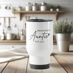 De Voyage Promu à la tante EST 2025 Nouvelle tante Mug