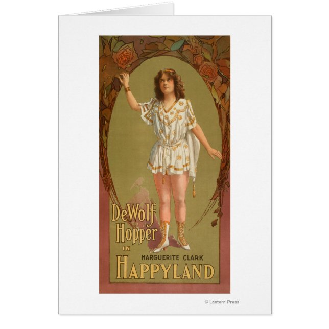 De Wolf Hopper dans Happyland Theatre Poster (Devant)