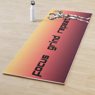 De Yoga Tapis d'exercice Focus Grind Repeat | Fitness Moti
