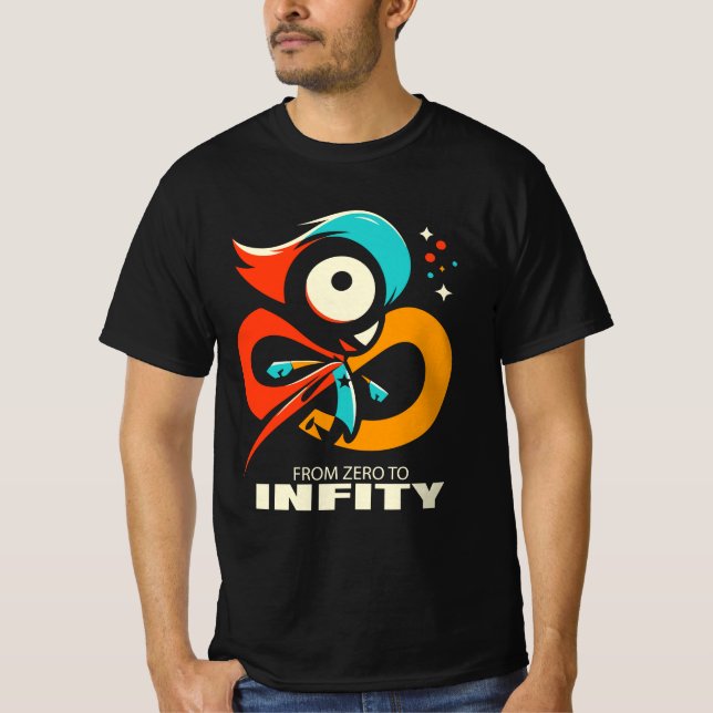 DE ZÉRO À INFINITY MOTIVATIONAL TSHIRT (Devant)