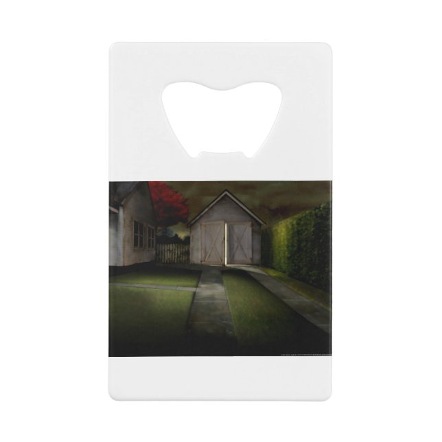 DEA03 Garage.tif Credit Card Bottle Opener (Front)