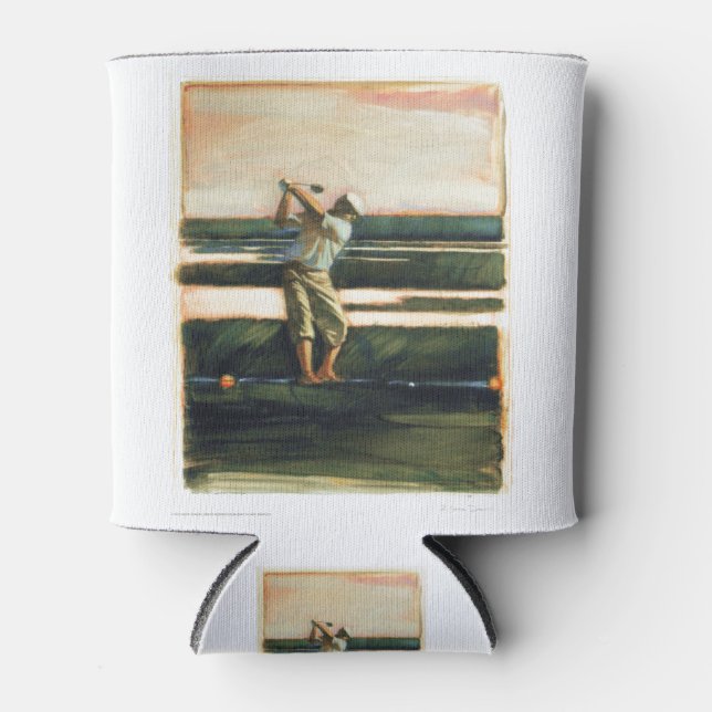 DEA24 Golfer.tif Can Cooler (Front)