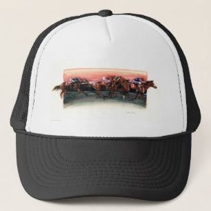 DEA25 Horse Race.tif Trucker Hat