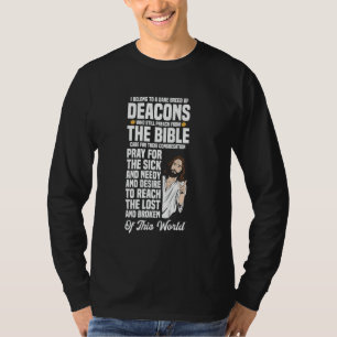 Deacon Church Minister Church Service Faith God De T-Shirt