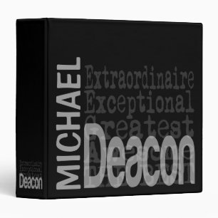 Deacon Extraordinaire CUSTOM Binder