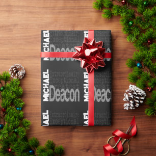 Deacon Extraordinaire Wrapping Paper