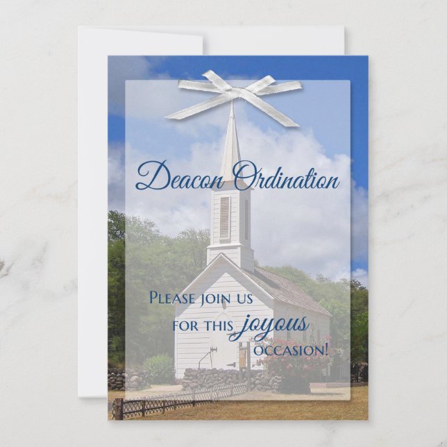Deacon Ordination Invitation (Front)