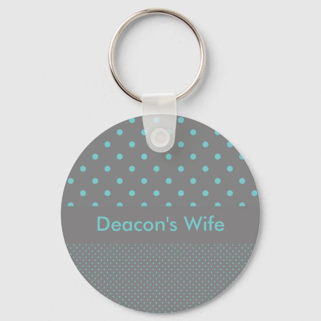 Deacon's Wife Keychain (Front)