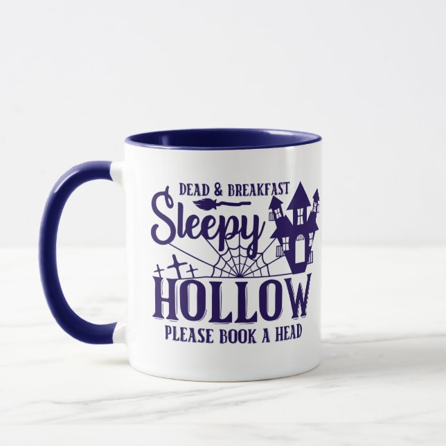 Dead and Breakfast Sleepy Hollow Halloween Mug (Left)