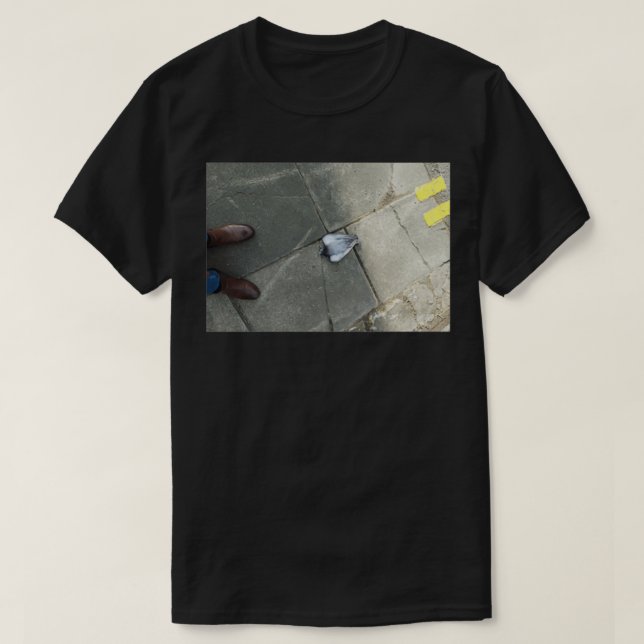 Dead Bird Pigeon Shoes 2 T-Shirt (Design Front)