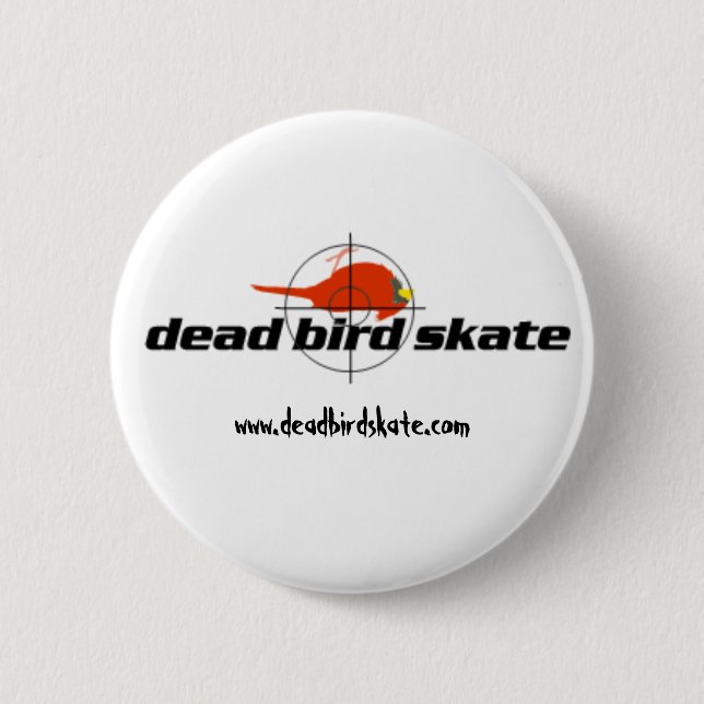 Dead Bird Skate Button (Front)