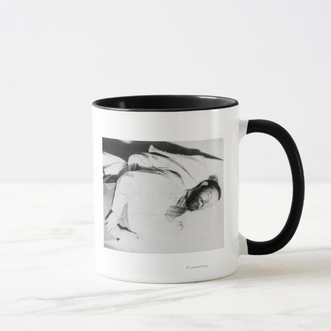 Dead Body of Outlaw Jesse James Photograph Mug (Right)