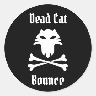 Dead Cat Bounce Classic Round Sticker