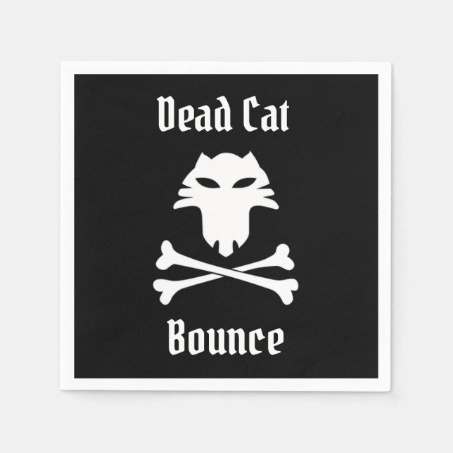 Dead Cat Bounce Napkin (Front)
