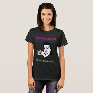 Dead Cheeky women's short sleeve black t-shirt
