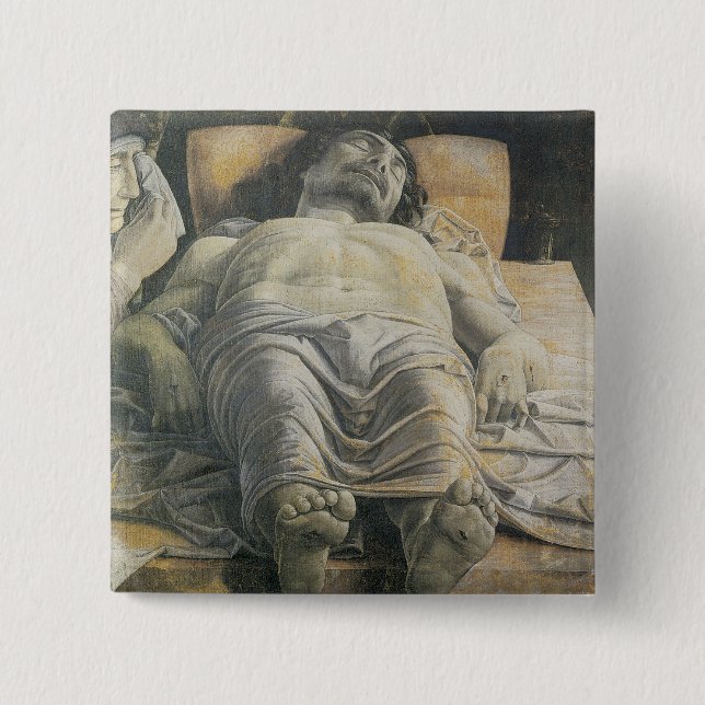 Dead Christ 2 Inch Square Button (Front)