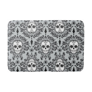Dead Damask - Chic Sugar Skull Pattern Bath Mat
