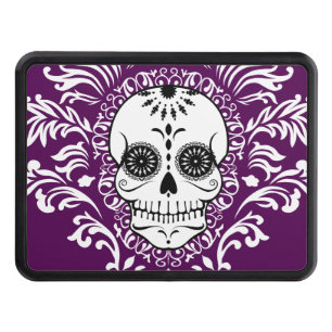 Dead Damask - Chic Sugar Skull Trailer Hitch Trailer Hitch Cover