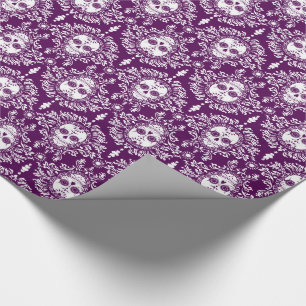 Dead Damask - Chic Sugar Skulls Wrapping Paper