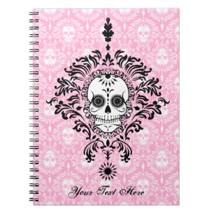 Dead Damask - Custom Sugar Skull Notebook