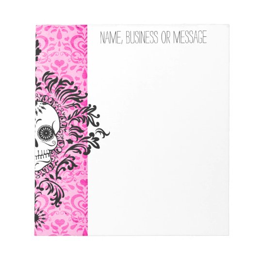 Dead Damask - Custom Sugar Skull Notepad