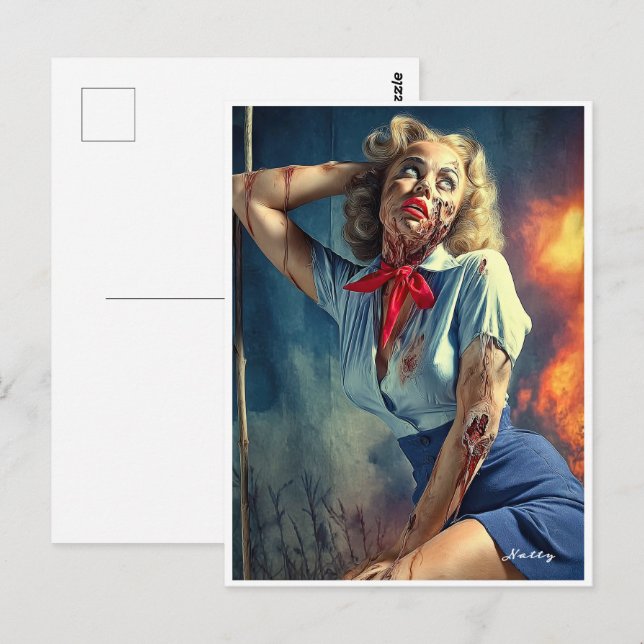 Dead, Dreamy, and Dangerously Darling: Natty Postcard (Front/Back)
