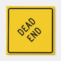 Dead End Highway Sign