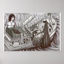 Dead Eye Poster, Vannak Above Boat