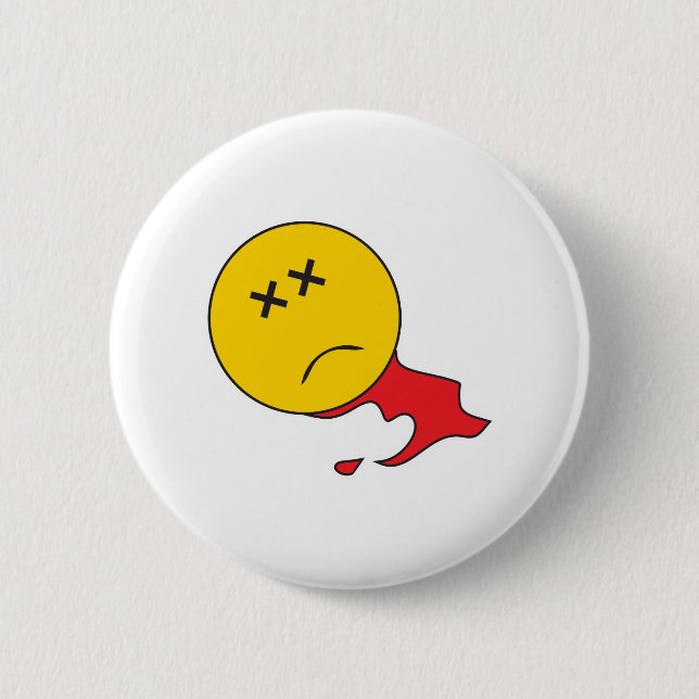 Dead Face 2 Inch Round Button (Front)