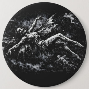 Dead Fairy by BurnsInHell 6 Inch Round Button